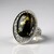 Anello in argento con Ambra Baltica Verde (dagen)