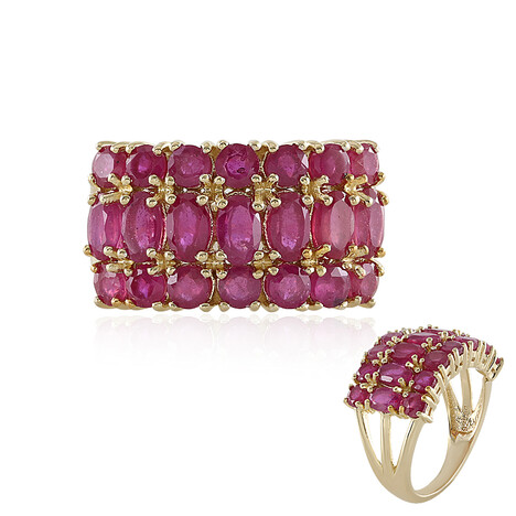 Madagaskar-Rubin-Silberring