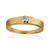 Bague en or et Diamant SI1 (H)