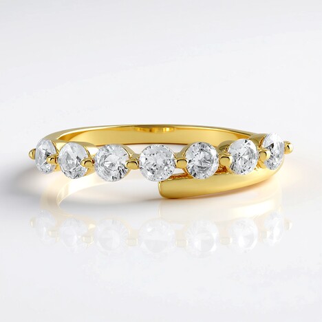 Anello in argento con Zircone (Adela Silber)