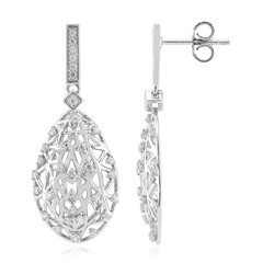 Zircon Silver Earrings
