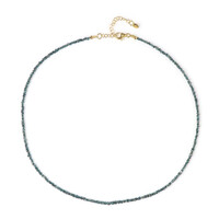 Collier en argent et Diamant bleu