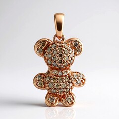 Ciondolo in oro con Diamante Rose de France SI1 di Argyle