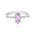 Lavendel-Amethyst-Silberring