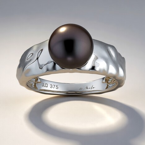 Anello in oro con Perla Tahitiana (de Melo)