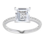 Weißer Topas-Silberring (Adela Silber)