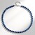 Collana in argento con Ematite Blu Royal