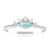Gouden ring met een Paraiba toermalijn