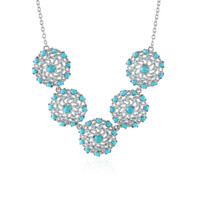Collier en argent et Turquoise Sleeping Beauty