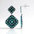 Orecchini in argento con Turchese Kingman Mohave Blu (Jones Lee)