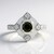 Anello in argento con Zircone Ceylon Verde