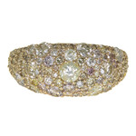 Gouden ring met SI2 Fancy Diamanten (CIRARI)