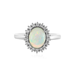 Anello in argento con Opale di Welo