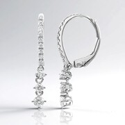 Pendientes en oro con Diamante I1 (H)  (CIRARI)