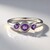 Anello in argento con Ametista