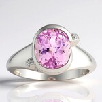 Anello in argento con Kunzite (Pallanova)