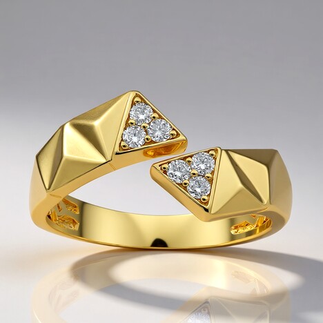 Anello in oro con Diamante I1 (H) (CIRARI)