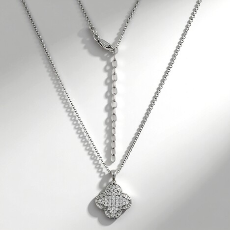 Collier en argent et Zircon (Adela Silber)