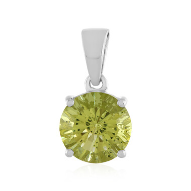 Ciondolo in argento con Quarzo Limone