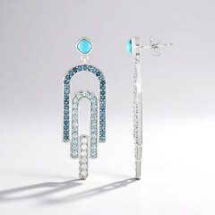 Orecchini in argento con Turchese Sleeping Beauty