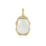 Grüner Amethyst-Silberanhänger (Adela Silber)