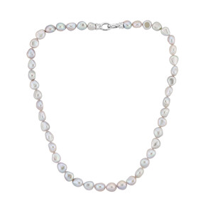 Collar en plata con Perla plateada Freshwater (TPC)