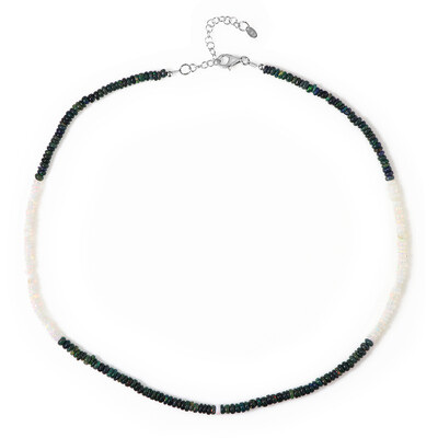 Mezezo Opal Silver Necklace