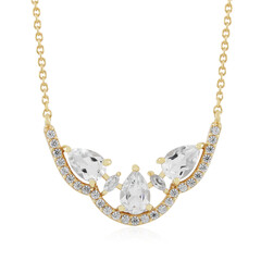 Collar en plata con Petalita