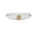 Anello in argento con Diamante Champagne I2 (de Melo Essence)