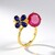 Anello in argento con Zaffiro Rosa del Madagascar (Ornaments by de Melo)