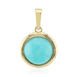 Amazonite Silver Pendant