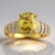 Anello in oro con Sfalerite Bulgara