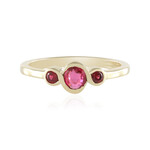 Anello in oro con Spinello Rosa