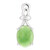 Imperial Chrysoprase Silver Pendant