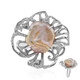 Anello in argento con Perla Ming (TPC)