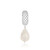 Colgante en plata con Perla blanca Freshwater (MONOSONO COLLECTION)