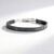 Bracciale in argento con Ematite Nera