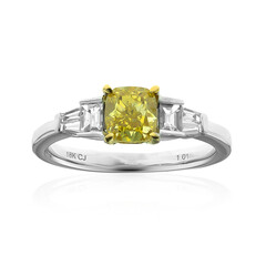 Anello in oro con Diamante Giallo SI2 (CIRARI)