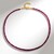 Collana in argento con Zaffiro Rosa