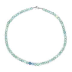 Brazilian Aquamarine Silver Necklace