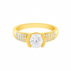 Anillo en plata con Zircón