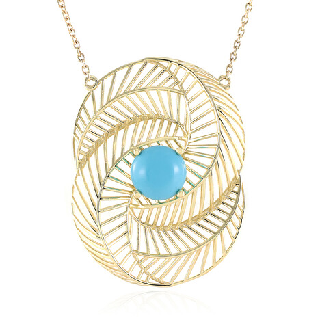 Sleeping Beauty-Türkis-Goldcollier (Ornaments by de Melo)