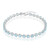Bracelet en argent et Topaze bleu ciel