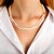 Collana in argento con Perla d'Acqua Dolce Bianca (Riya)
