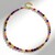 Collana in argento con Zaffiro Fancy