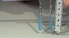 Boucles d'oreilles en or et Calcédoine bleue (KM by Juwelo)