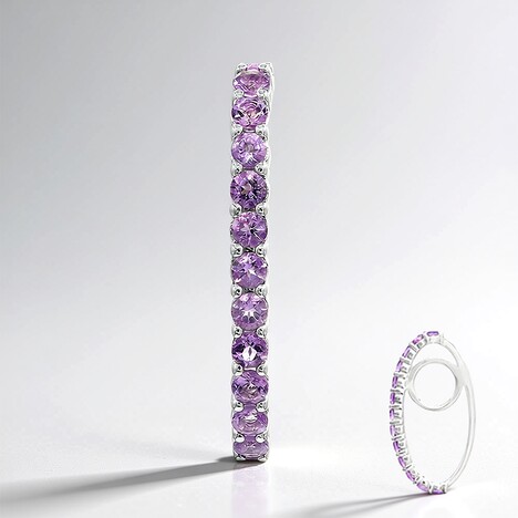 Ciondolo in argento con Ametista (MONOSONO COLLECTION)