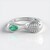 Anello in argento con Smeraldo Russo (SAELOCANA)