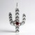 Ciondolo in argento con Diaspro Rosso  (Jones Lee)