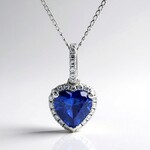 Collana in oro con Tanzanite AAA (CIRARI)